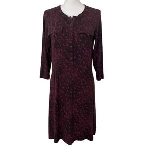 Patagonia Woman’s Burgundy Organic Cotton Dress, Sz M.